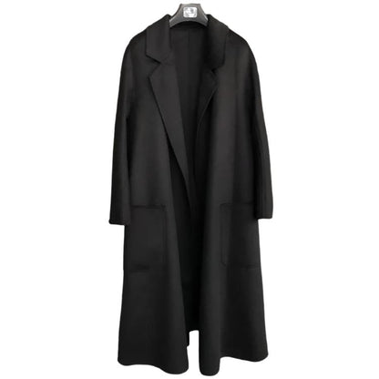 Black wool coat