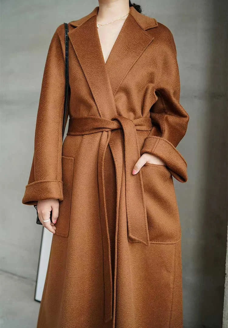 Caramel wool coat