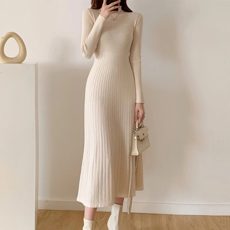 Long Sleeve Sweater Dress