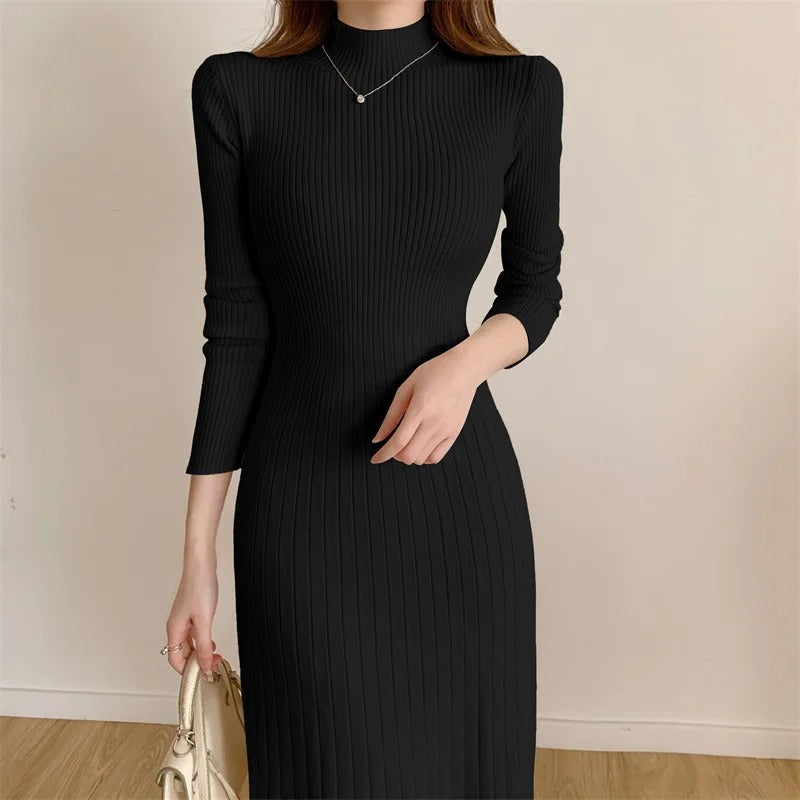 Long Sleeve Sweater Dress