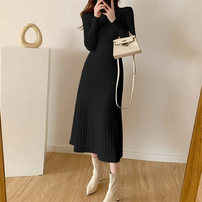 Long Sleeve Sweater Dress