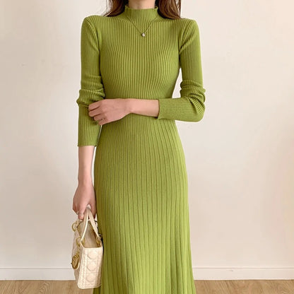 Long Sleeve Sweater Dress